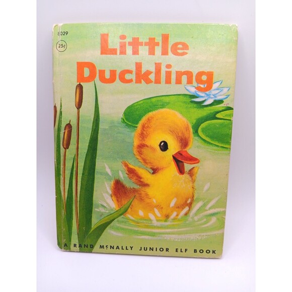 5/$25 1956 LITLE DUCKLING by HELEN WING A Rand Mcnally Jr Elf CHILDREN'S BOOK - Picture 1 of 9